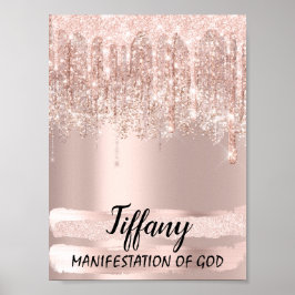 Tiffany Name bedeutet Geburtstagsgeschenk16th Brid Poster