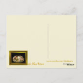 Tiffany Peony Lamp American Art Postkarte (Rückseite)