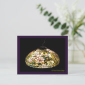 Tiffany Peony Lamp Postkarte (Stehend Vorderseite)