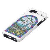 Tiffany-Pfau iPhone 5 Case-Mate iPhone Hülle (unten)