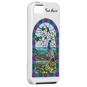 Tiffany-Pfau iPhone 5 Case-Mate iPhone Hülle (Rückseite/rechts)