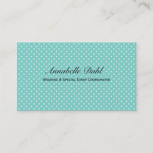 Tiffany-Punkt Visitenkarte (Vorderseite)