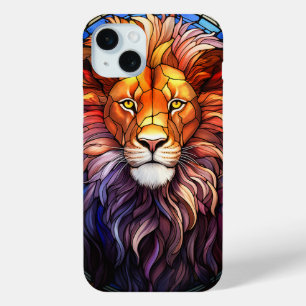 Tiffany-Style gesteinigtes Glas Majestic Lion Case-Mate iPhone Hülle