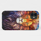 Tiffany-Style gesteinigtes Glas Majestic Lion Case-Mate iPhone Hülle (Rückseite (Horizontal))
