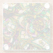 Tiffany Style Glasuntersetzer (Rückseite)