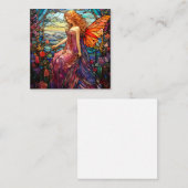 Tiffany Style verkleidetes Glas Magical Fairy Begleitkarte (Vorne/Hinten)