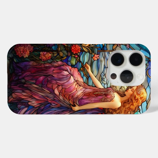 Tiffany Style verkleidetes Glas Magical Fairy Case-Mate iPhone Hülle (Rückseite (Horizontal))