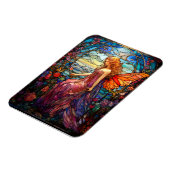 Tiffany Style verkleidetes Glas Magical Fairy Magnet (Linke Seite)