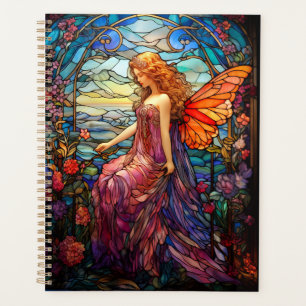 Tiffany Style verkleidetes Glas Magical Fairy Planer