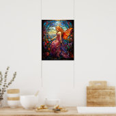 Tiffany Style verkleidetes Glas Magical Fairy Poster (Küche)