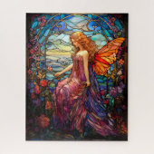 Tiffany Style verkleidetes Glas Magical Fairy Puzzle (Vertikal)
