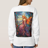 Tiffany Style verkleidetes Glas Magical Fairy Sweatshirt (Rückseite)