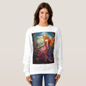 Tiffany Style verkleidetes Glas Magical Fairy Sweatshirt (Vorne ganz)