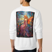 Tiffany Style verkleidetes Glas Magical Fairy Sweatshirt (Rückseite)