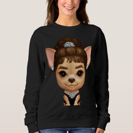 Tiffany The Chihuahua Sweatshirt (Vorderseite)