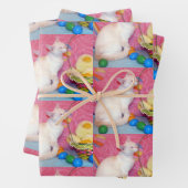 Tiffany - The Siamese Cat - Oaster Wrapping Paper Geschenkpapier Set (Beispiel)