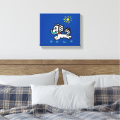 Tiffany und ihr Frisbee Leinwanddruck (Insitu (Schlafzimmer))