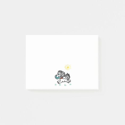 Tiffany und ihre Frisbee Post-It-Notes Post-it Klebezettel (Vorderseite)