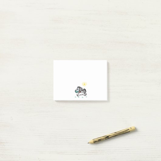 Tiffany und ihre Frisbee Post-It-Notes Post-it Klebezettel (Auf Schreibtisch)