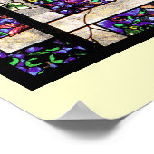 Tiffany verkettete Glasweine Print Poster (Ecke)