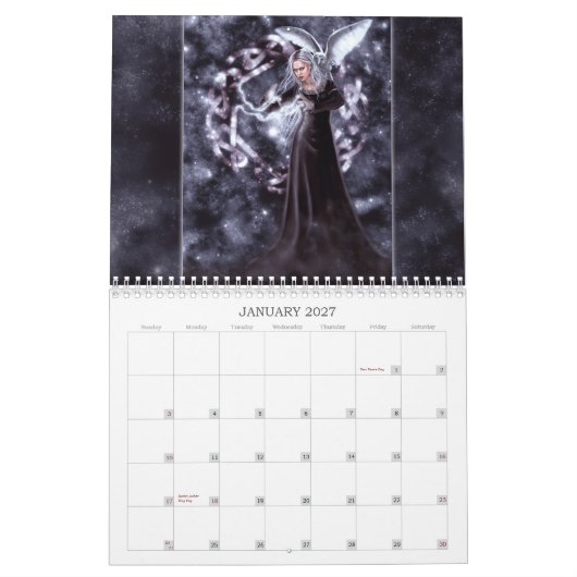 Tiffanys Reich-12-monatiger Kalender (Jan 2027)