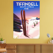 Tiffindell Südafrika Skiposter Leinwanddruck (Insitu (Wohnzimmer))