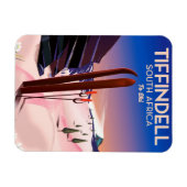 Tiffindell Südafrika Skiposter Magnet (Horizontal)
