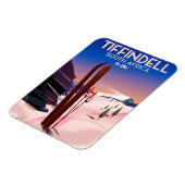 Tiffindell Südafrika Skiposter Magnet (Linke Seite)