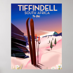Tiffindell Südafrika Skiposter Poster