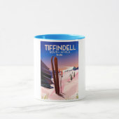 Tiffindell Südafrika Skiposter Tasse (Zentrum)