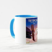 Tiffindell Südafrika Skiposter Tasse (Vorderseite Links)