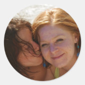 TiffKiss-SmSticker Runder Aufkleber (Vorderseite)