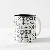 Tifinagh (Begriffsklärung) Zweifarbige Tasse (VorderseiteRechts)