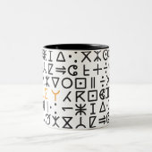 Tifinagh (Begriffsklärung) Zweifarbige Tasse (Mittel)