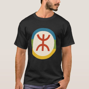 Tifinagh-Symbol Amazigh Volk Berber Motiv Yaz Si T-Shirt
