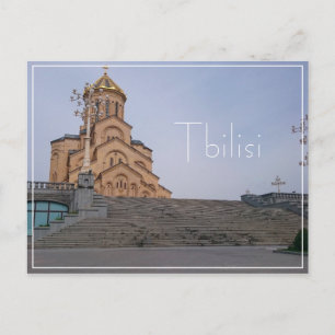 Tiflis Georgia City Sameba Architektur Postkarte