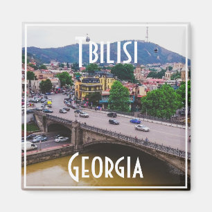 Tiflis Georgia City View Stadtarchitektur Magnet