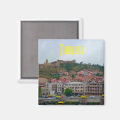 Tiflis Georgia City View Stadtarchitektur Magnet (Vorderseite/Rückseite)