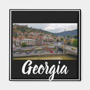 Tiflis Georgia City View Stadtarchitektur Magnet