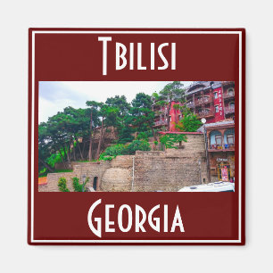 Tiflis Georgia City View Stadtarchitektur Magnet