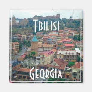 Tiflis Georgia City View Stadtarchitektur Magnet