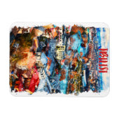 Tiflis Georgia Stadtansicht Magnet (Horizontal)