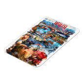 Tiflis Georgia Stadtansicht Magnet (Linke Seite)