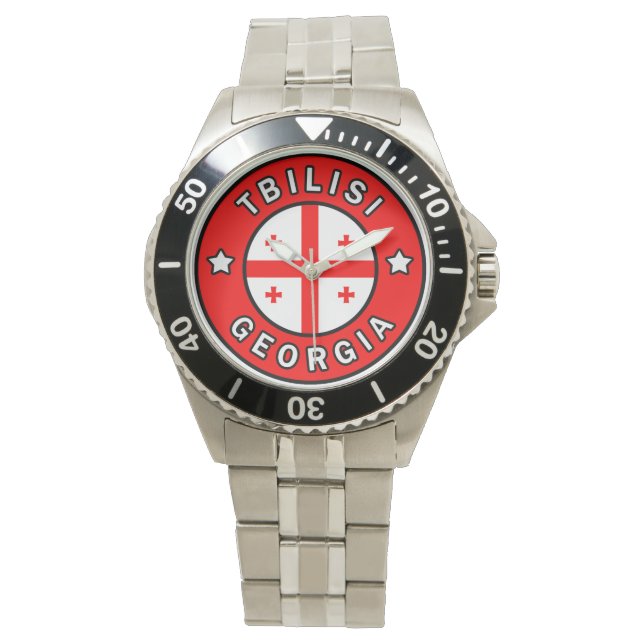 Tiflis Georgien Armbanduhr (Vorderseite)
