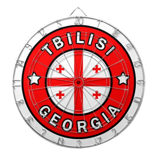 Tiflis Georgien Dartscheibe (vorne)