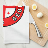 Tiflis Georgien Geschirrtuch (Viertel Falte)