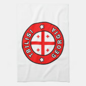 Tiflis Georgien Geschirrtuch (Vertikal)