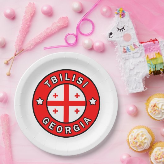 Tiflis Georgien Pappteller (Party)