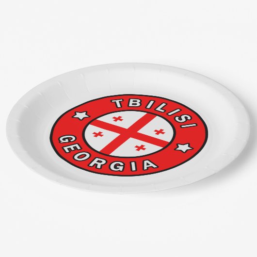 Tiflis Georgien Pappteller (Schrägansicht)