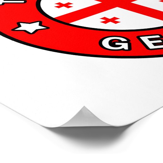 Tiflis Georgien Poster (Ecke)